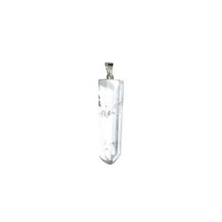 Cuarzo Cristal Colgante Punta Facetada 3.5cm